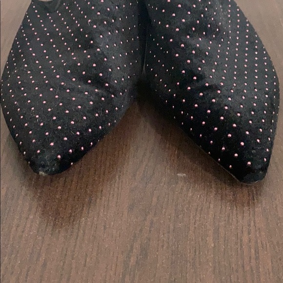 Rebecca Minkoff velvet polka-dot slides - Picture 3 of 3